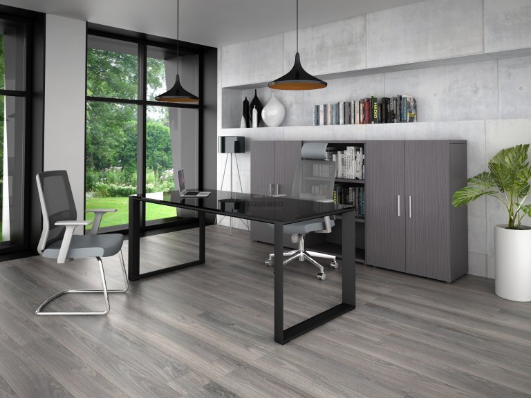 : LINEA SQ BLACK CRISTAL  :: Equilibrio Modular - Amplio catalogo en muebles y mobiliario de oficina para todo Mexico.